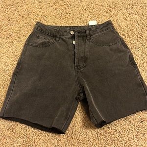 Salty Black Jean Shorts Size S